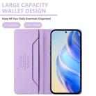For Motorola Moto G Stylus  5G 2025 RC01 Dual-Folded Magnetic Suction RFID Leather Phone Case(Light Purple) - 3
