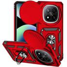 For Redmi Note 14 Pro+ 5G Global Sliding Camshield Holder Phone Case(Red) - 1