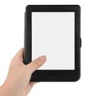 For KOBO Nia 6 inch Solid Color Horizontal Flip TPU + PU Leather Case, with Holder / Wake-up Function(Black) - 3