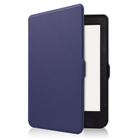 For KOBO Nia 6 inch Solid Color Horizontal Flip TPU + PU Leather Case, with Holder / Wake-up Function(Dark Blue) - 2