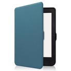 For KOBO Nia 6 inch Solid Color Horizontal Flip TPU + PU Leather Case, with Holder / Wake-up Function(Dark Green) - 2