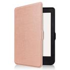 For KOBO Nia 6 inch Solid Color Horizontal Flip TPU + PU Leather Case, with Holder / Wake-up Function(Rose Gold) - 2