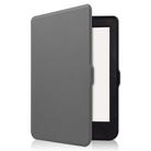 For KOBO Nia 6 inch Solid Color Horizontal Flip TPU + PU Leather Case, with Holder / Wake-up Function(Grey) - 2