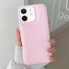 For iPhone 11 Leather Texture Phone Case(Pink) - 1