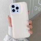 For iPhone 13 Pro Leather Texture Phone Case(White) - 1