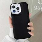 For iPhone 14 Pro Leather Texture Phone Case(Black) - 1