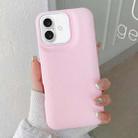 For iPhone 16 Leather Texture Phone Case(Pink) - 1