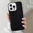 For iPhone 16 Pro Leather Texture Phone Case(Black) - 1