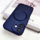 For iPhone 16 Pro Max Metallic Paint CD Texture MagSafe TPU Phone Case(Dark Blue) - 2