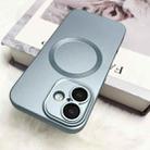 For iPhone 16 Plus Metallic Paint CD Texture MagSafe TPU Phone Case(Sierra Blue) - 2