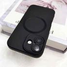 For iPhone 16 Plus Metallic Paint CD Texture MagSafe TPU Phone Case(Black) - 2