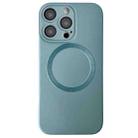 For iPhone 15 Pro Max Metallic Paint CD Texture MagSafe TPU Phone Case(Sierra Blue) - 1