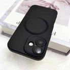 For iPhone 15 Pro Metallic Paint CD Texture MagSafe TPU Phone Case(Black) - 2