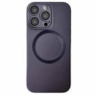 For iPhone 13 Pro Max Metallic Paint CD Texture MagSafe TPU Phone Case(Grey) - 1