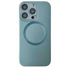 For iPhone 12 Pro Max Metallic Paint CD Texture MagSafe TPU Phone Case(Sierra Blue) - 1