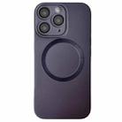 For iPhone 11 Pro Max Metallic Paint CD Texture MagSafe TPU Phone Case(Grey) - 1