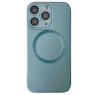 For iPhone 11 Pro Max Metallic Paint CD Texture MagSafe TPU Phone Case(Sierra Blue) - 1