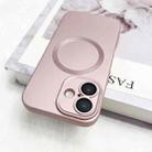 For iPhone 11 Pro Max Metallic Paint CD Texture MagSafe TPU Phone Case(Pink) - 2