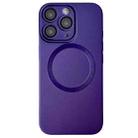 For iPhone 11 Pro Max Metallic Paint CD Texture MagSafe TPU Phone Case(Dark Purple) - 1