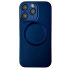 For iPhone 11 Pro Max Metallic Paint CD Texture MagSafe TPU Phone Case(Dark Blue) - 1