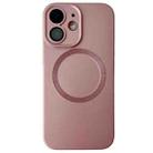 For iPhone 11 Metallic Paint CD Texture MagSafe TPU Phone Case(Pink) - 1