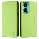 For Tecno Camon 19 / 19 Pro 5G RC01 Dual-Folded Magnetic Suction RFID Leather Phone Case(Grass Green) - 2