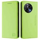 For Tecno Camon 30S / 30S Pro 5G RC01 Dual-Folded Magnetic Suction RFID Leather Phone Case(Grass Green) - 2