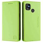 For Tecno Pop 5 RC01 Dual-Folded Magnetic Suction RFID Leather Phone Case(Grass Green) - 2