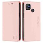 For Tecno Pop 5 RC01 Dual-Folded Magnetic Suction RFID Leather Phone Case(Pink) - 2