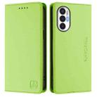 For Tecno Pova 3 RC01 Dual-Folded Magnetic Suction RFID Leather Phone Case(Grass Green) - 2