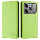 For Tecno Pova 6 5G / 6 Pro 5G RC01 Dual-Folded Magnetic Suction RFID Leather Phone Case(Grass Green) - 2