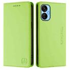 For Tecno Spark 9T / 9 Pro RC01 Dual-Folded Magnetic Suction RFID Leather Phone Case(Grass Green) - 2