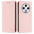 For Tecno Spark 30 4G RC01 Dual-Folded Magnetic Suction RFID Leather Phone Case(Pink) - 2