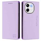 For Tecno Spark 30 5G / Pova 6 Neo 5G RC01 Dual-Folded Magnetic Suction RFID Leather Phone Case(Light Purple) - 2