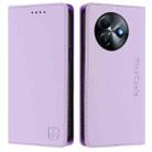 For itel S24 RC01 Dual-Folded Magnetic Suction RFID Leather Phone Case(Light Purple) - 2