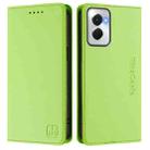 For Motorola Moto G Power 5G 2024 RC01 Dual-Folded Magnetic Suction RFID Leather Phone Case(Grass Green) - 2