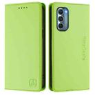 For Motorola Moto G Stylus 5G 2022 RC01 Dual-Folded Magnetic Suction RFID Leather Phone Case(Grass Green) - 2