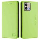 For Motorola Moto G Stylus 5G 2023 RC01 Dual-Folded Magnetic Suction RFID Leather Phone Case(Grass Green) - 2