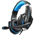 KOTION EACH G9000 Pro On-Ear Gaming Headset with Mic, Cable Length: About 2.1m(Black Blue) - 1