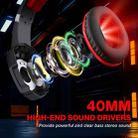 KOTION EACH G9000 Pro On-Ear Gaming Headset with Mic, Cable Length: About 2.1m(Black Red) - 2