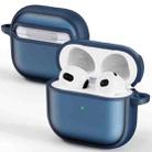 For AirPods 4 Skin Feel Series TPU Hybrid PC Case(Blue) - 2