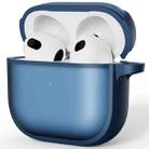 For AirPods 4 Skin Feel Series TPU Hybrid PC Case(Blue) - 3