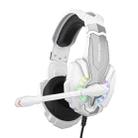 KOTION EACH G9000 Plus On-Ear Gaming Headset with Mic, Length: About 2.1m(Black White) - 1