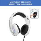 KOTION EACH G9000 Plus On-Ear Gaming Headset with Mic, Length: About 2.1m(Black White) - 3