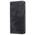 For Redmi Note 14 5G RFID Anti-theft Brush Magnetic Leather Phone Case(Black) - 2