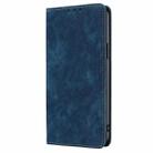 For Redmi Note 14 5G RFID Anti-theft Brush Magnetic Leather Phone Case(Blue) - 2