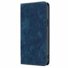 For Redmi Note 14 4G 164.84mm RFID Anti-theft Brush Magnetic Leather Phone Case(Blue) - 2