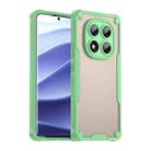 For Redmi Note 14 Pro 5G Armor Glaze PC Hybrid TPU Phone Case(Green) - 1