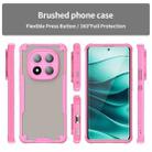 For Redmi Note 14 Pro+ 5G Armor Glaze PC Hybrid TPU Phone Case(Pink) - 2