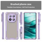 For Redmi Note 14 Pro+ 5G Armor Glaze PC Hybrid TPU Phone Case(Purple) - 2